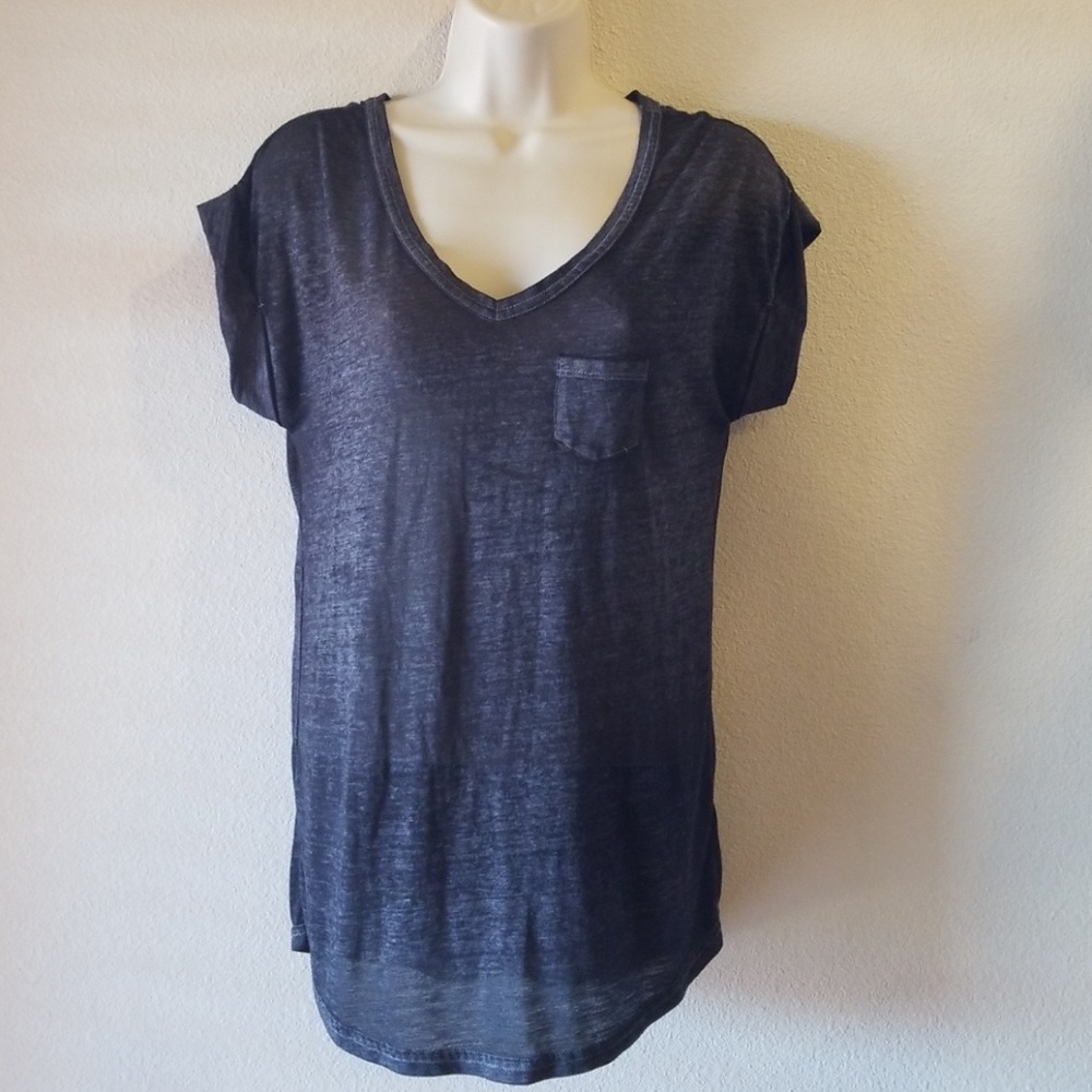 Decree Women's Heathered Black Corp Top Tee